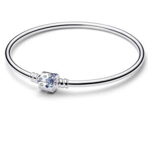 Pandora nwot Sparkling Barrel Clasp Bangle Bracelet